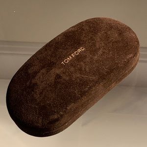 Tom Ford glasses Hard Case velvet brown